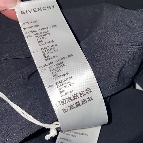 Givenchy NWT Criss Cross Cut Out One Piece Black in Size Small - Picture 7 of 7